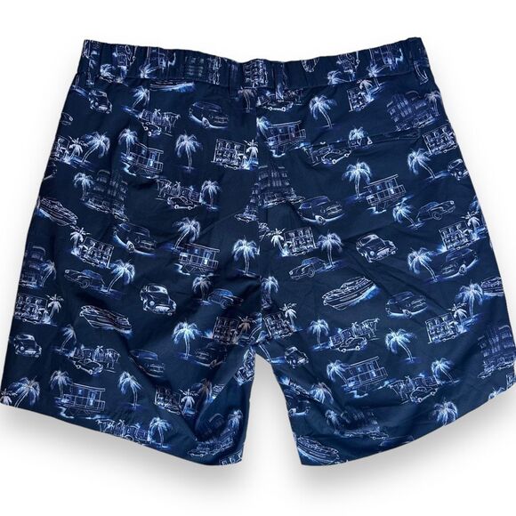 Robert Graham Beach to Bar Culture Trip Woven Shorts Swim Trunks Size 36 Men’s - Picture 2 of 7